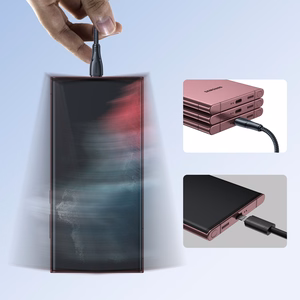 Joyroom Surpass Series A11 USB-A / USB-C 3A kabelis 1.2 m - melns