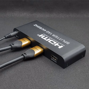 Qoltec 51797 Aktīvs HDMI Sadalītājs 2x HDMI 4K 6Gb/s 60Hz