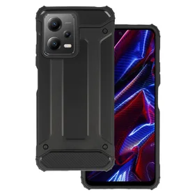 Armor Carbon viedtālruņa apvalks Xiaomi Redmi Note 12 5G/Poco X5 melns
