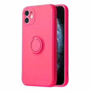 Vennus Silicone Ring for iPhone 14 Pro Max Pink