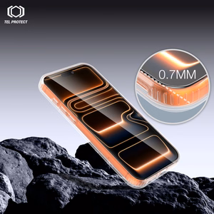 Tel Protect Dust-Free Easy Fit HD Titan rūdīts stikls priekš Iphone 16 Pro/17 melns