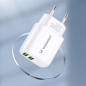 Wozinsky CUWCW 2.4A 2 x USB-A Wall Charger - White