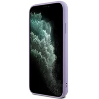 Guess Sequin Script Metal apvalks viedtālrunim iPhone 11 / Xr - violets