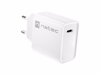 NATEC NETWORK CHARGER RIBERA USB-C 20W PD balts