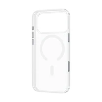 Benks magnētiskais Crystal viedtālruņa apvalks Iphone 17 Pro caurspīdīgs (ar kameras vadības pogu)