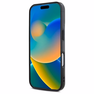 Mercedes ar drukātu logotipu Magnētiskais viedtālruņa iPhone 16 apvalks - caurspīdīgs