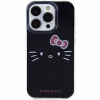Hello Kitty IML Kitty Face Viedtālruņa apvalks (m) iPhone 15 Pro Max - melns (m)