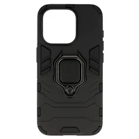 Ring Armor viedtālruņa apvalks iPhone 15 Pro melns