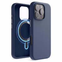 Maciņš "TM MagSafe Silicone" iPhone 16 Pro Max / Džinsa /