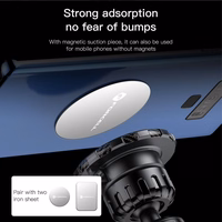 FORCELL F-GRIP MagElite magnētiskais auto turētājs ventilācijas atverei melns