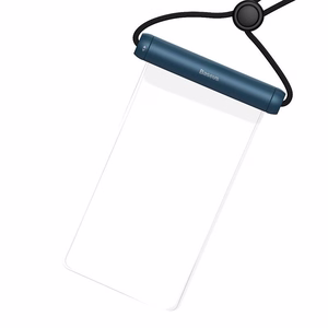 Baseus Cylinder Slide-cover ūdensizturīga viedtālruņa soma (zila)