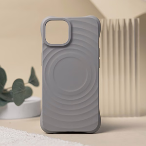 Circle Mag viedtālruņa apvalks Samsung Galaxy S24 pelēka