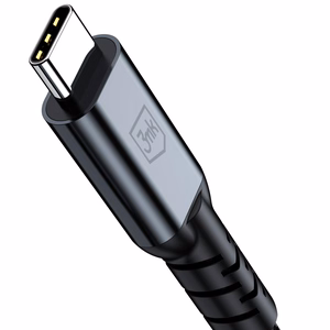 3mk Hyper Cable N-SERIES USB-C / USB-C Thunderbolt 4 2m 48V / 5A 40Gb/s 240W 8K60Hz - melns