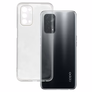 Īpaši plāns 1mm viedtālruņa apvalks Oppo A54 5G/A74 5G/A93 5G caurspīdīgs