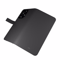 Puro Wallet Magnētiskais noņemamais 2in1 PU ādas apvalks ar vāciņu un maku iPhone 16 Pro - melns