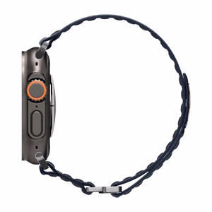 Spigen WBF0 ремешок для Apple Watch 44 / 45 / 46 / 49 mm — темно-синий