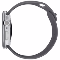 Uniq Voute aizsargstikla viedtālruņa apvalks Apple Watch 10 42 mm - sudraba