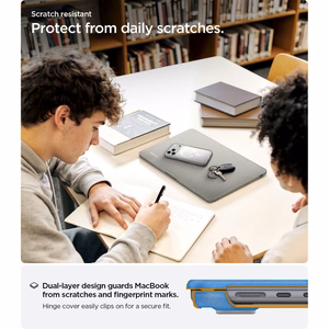 Spigen Urban Fit aizsargapvalks MacBook Air 13" 2023 / 2024 / 2025 / 2026 – pelēks