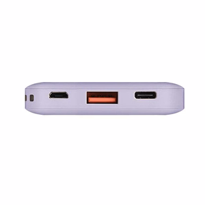 Portatīvais lādētājs Uniq Fuele mini 8000mAh USB-C 18W PD ātra uzlāde - lavandas