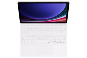 DX725UW Book Cover Keyboard Samsung Galaxy Tab S9/S9 FE/S10 FE/S10 Lite, белый