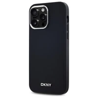 DKNY Vienkāršs logotips Magnētiskais viedtālruņa apvalks iPhone 14 Pro Max - melns