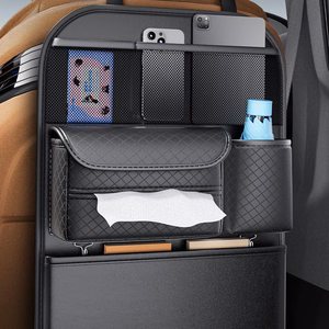 Auto organizators priekšējiem sēdekļiem ar nodalījumiem D03, melns
