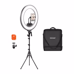 Neewer RL45B 45W 18″ īpaši plāns LED gredzenveida lampas komplekts