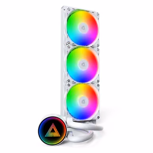 Procesora dzesētājs Montech Lightflow ARGB 360 balts