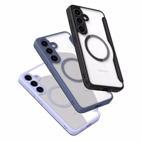 Dux Ducis Skin X Pro viedtālruņa apvalks Samsung S24+ ar magnētisko gredzenu un atloku - zils