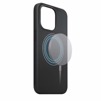 XQISIT NP SILIKONA MACIŅŠ ANTI BAC MAGSAFE FOR IPHONE 14 MELNS