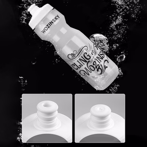 Wozinsky WBR-01T 750ml velosipēda pudele - caurspīdīga