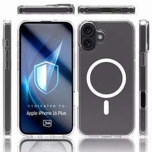 3mk Armor MagCase korpuss iPhone 16 Plus - caurspīdīgs