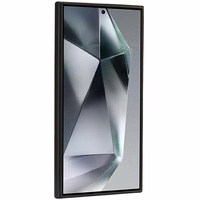 Audi īstas ādas magnētiskais MagSafe cietais viedtālruņa apvalks S24 Ultra S928 melni sarkans AU-TPUPCS24U-R8/D3-RD