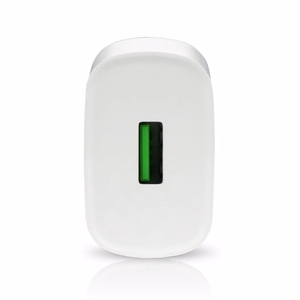 lādētājs 1x USB Quick Charge 3.0 18W balts