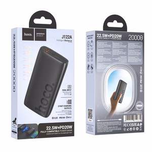 Powerbank Hoco 20000 mAh QC PD 3A 22,5W J122A melns