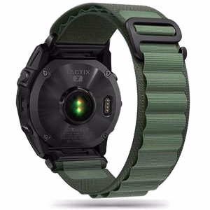 Ремешок Tech-Protect Nylon Pro для Garmin Fenix 5 / 6 / 6 Pro / 7 — темно-зеленый