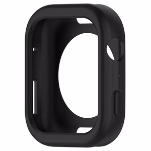 Silikona viedtālruņa apvalks Apple Watch 41 mm (Series 7/8/9) - melns