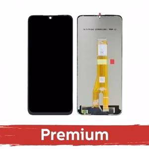 LCD displejs saderīgs ar Huawei Honor X7a (4G) melns OEM