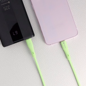Кабель USB C to USB C Forcell F-Energy QC4.0 PD 5A 100W Silicone 1 m C347 зелёный