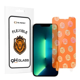 Tel Protect labākais elastīgais hibrīda rūdītais stikls IPHONE 13 PRO MAX/14 PLUS