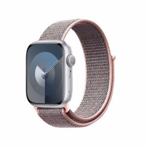 Crong Nylon Sport siksniņa Apple Watch 38 / 40 / 41 / 42 mm, gaiši rozā