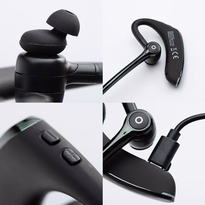 Wireless mono headset (ENC, Multipoint, BT 6.0 + EDR, 170mah) FORCELL Orion Plus black