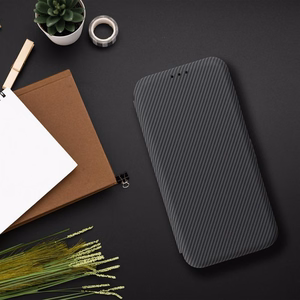 FOLIO sānu magnētiskais grāmatas tipa viedtālruņa apvalks SAMSUNG S25 PLUS pelēks