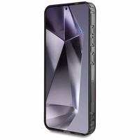 Viedtālruņa apvalks Karl Lagerfeld Poga Karl&Choupette Galvas Uz KL Raksts Magnētiskais Samsung Galaxy S25 melna