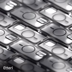 Etteri Matt Mag korpuss priekš iPhone 16 Pro 6,3" melns