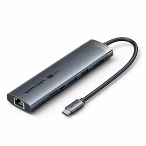Vention USB-C 8-in-1 4K 60Hz 100W dokstacija