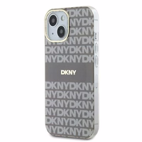 DKNY IML Mono un svītras Magnētiskais viedtālruņa apvalks iPhone 15 / 14 / 13 - bēša