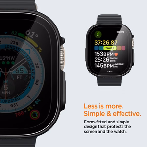 Spigen Thin Fit 360 maciņš Apple Watch Ultra 49 mm, melns