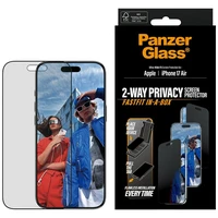 PanzerGlass Ultra-Wide Fit Fastfit privātuma stikls iPhone Air