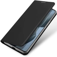 Dux Ducis Skin Pro viedtālruņa apvalks Xiaomi Poco X6 Pro 5G / Redmi K70E ar atloku un karšu nodalījumu - melns